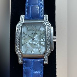Dufonte by Lucien Piccard Swarovski Crystal women’s watch style 727036BU